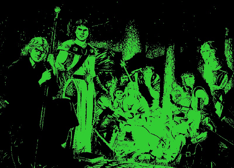 Pixel Art mapa de la Dragonlance